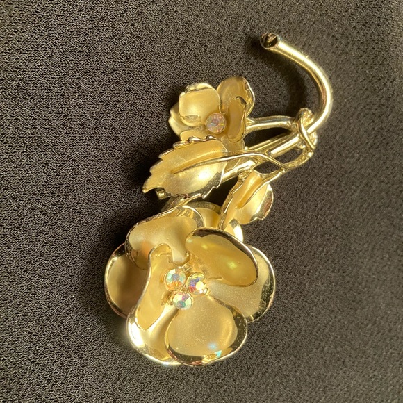 1950’s vintage brooch and earrings - Picture 10 of 10